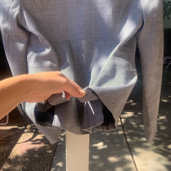 Worthington one button grey blazer size 4 - Picture 2 of 14